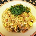龍青空ママ's cooksnap of when they made 残りコロッケdeチャーハン.
