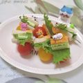 みかかめ's cooksnap of when they made ちくわにきゅうりと大葉挟み＋ミニトマト.