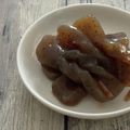 まくのうち's cooksnap of when they made ねじりこんにゃくの煮物.