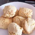 otenbayume's cooksnap of when they made 材料3つ＊天ぷら粉でノンオイルスコーン.