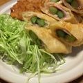 みちゅりんの部屋's cooksnap of when they made アスパラ、ベーコン、チーズの三色春巻き♪.