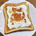 ＊なぁ＊'s cooksnap of when they made トーストのヨーグルトのせ.