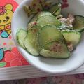 ポンコツくま★'s cooksnap of when they made 備蓄食材で簡単サバ缶ときゅうりのマヨ和え.