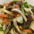 milsalud's cooksnap of when they made 15分で簡単☆牛肉ピーマン玉ねぎ甘辛炒め.