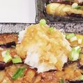 ゆ→ちむ❦180SX's cooksnap of when they made なすのステーキ特製おろしダレ♪.