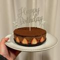 しおのゆっ子's cooksnap of when they made 生チョコムースストロベリーケーキ.