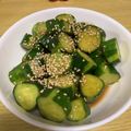 ☆龍音mama☆'s cooksnap of when they made ラーメン屋さんの味！ごまきゅうり.