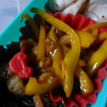 薬味PAD's cooksnap of when they made お弁当のおかず☆おかかピーマン＋揚げ玉.