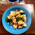 しろはる。's cooksnap of when they made ズッキーニ＆エリンギ　オイマヨ炒め.
