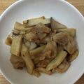 かおり♡♡♡'s cooksnap of when they made 鶏肉とエリンギのわさびバター醤油炒め.