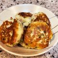 たもたんせなたん's cooksnap of when they made 豆腐とはんぺんのふわふわ焼き.