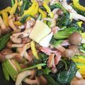ちゃかぴまま's cooksnap of when they made バターは最後に！ほうれん草キノコのソテー.