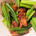 sacching's cooksnap of when they made おくらの梅おかか和え.