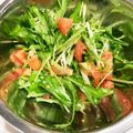 クックCKWZHQ☆'s cooksnap of when they made トマトと水菜のシャキシャキサラダ.