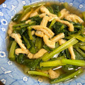 あやママ99's cooksnap of when they made あと一品♪小松菜と油揚げの煮浸し.
