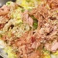 seacomet's cooksnap of when they made 白菜とツナのだし醤油サラダ【作り置き】.