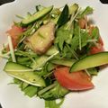 つぁきちゃん's cooksnap of when they made タコの水菜ときゅうりの中華サラダ♪.