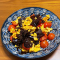 けんいづ's cooksnap of when they made 生きくらげと卵のトマト炒め.