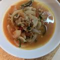 クックMQQTNW☆'s cooksnap of when they made 夏野菜の香りみそ汁.