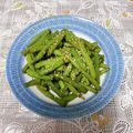 みぽぽ37's cooksnap of when they made 三度豆のお浸し.