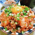 ÿuuka☆212's cooksnap of when they made 速攻できる！キムチそぼろ丼.