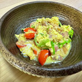 yamanoneco's cooksnap of when they made トマトとピーマンとベーコンの卵とじ（覚書.
