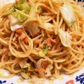 i☆can's cooksnap of when they made 鮭フレークとキャベツで♡簡単パスタ.