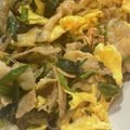 yomo1229's cooksnap of when they made ★豚卵ほうれん草春雨キムチ炒め★.