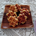 あいらあいら's cooksnap of when they made 失敗なし簡単 マネケンのベルギーワッフル.