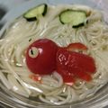 mielle's cooksnap of when they made 涼しげに☆彡金魚ちゃん素麺.