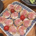べるころ❤️'s cooksnap of when they made 生ハムと、クリームチーズのカナッペ.