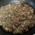 papikun's cooksnap of when they made フライパンもんじゃ.