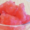 ゆみも0108's cooksnap of when they made 密封袋でスイカのシャリシャリシャーベット.