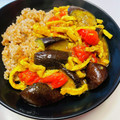 azbjbn's cooksnap of when they made なすと油揚げの和風カレーどんぶりランチ★.