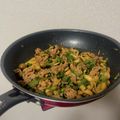 ★ちょびすけ★'s cooksnap of when they made 簡単！美味♪豚こまとしめじの甘辛大葉炒め.