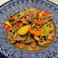 Faiza's cooksnap of when they made 牛肉とパプリカのカラフルオイスター炒め.