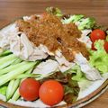 あっちゃんキッチン♪'s cooksnap of when they made 俺の特製棒棒鶏ソースで…♪ＢＡＮバンジー.