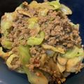 kanachio★'s cooksnap of when they made 【油かけ炒め２】で！柔らか挽肉の回鍋肉♡.