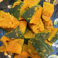 かいあしちゃん's cooksnap of when they made お弁当に♪冷凍かぼちゃの塩バターごま和え.