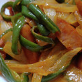 nany44's cooksnap of when they made ソーセージとピーマンのマヨケチャップ炒め.