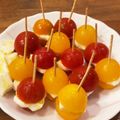 megs156's cooksnap of when they made パーティに♪カラフルカプレーゼピンチョス.
