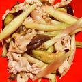 kose's cooksnap of when they made 豚肉となす・みょうがの酢醤油炒め.