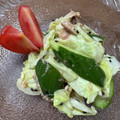 hoehoe♡'s cooksnap of when they made 鯖缶とキャベツときゅうりの和え物。.