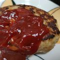 桃にゃ？'s cooksnap of when they made 炒めない玉葱で♪簡単ふわふわハンバーグ.