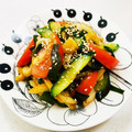 あっこ姉's cooksnap of when they made ちくわのトマトときゅうりの中華和え♪.