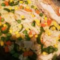 ふか谷's cooksnap of when they made フライパン１つ♡面倒一切なし鶏肉パエリア.