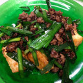 ☆すぬぴっぴ☆'s cooksnap of when they made 厚揚げとひき肉の味噌炒め.