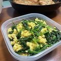 くなうす's cooksnap of when they made 小松菜と卵の小町和え.