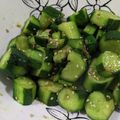 ラムだっちゃ★'s cooksnap of when they made きゅうりと塩昆布の胡麻油炒め.