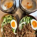 bear＆lily's cooksnap of when they made 簡単♪ピリ辛冷やし豆乳坦々うどん.